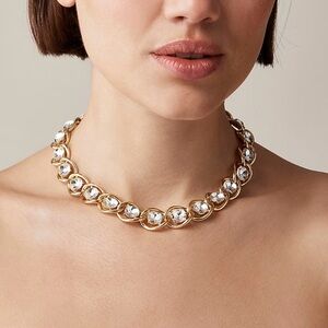 J. Crew Sparkle Chainlink Necklace